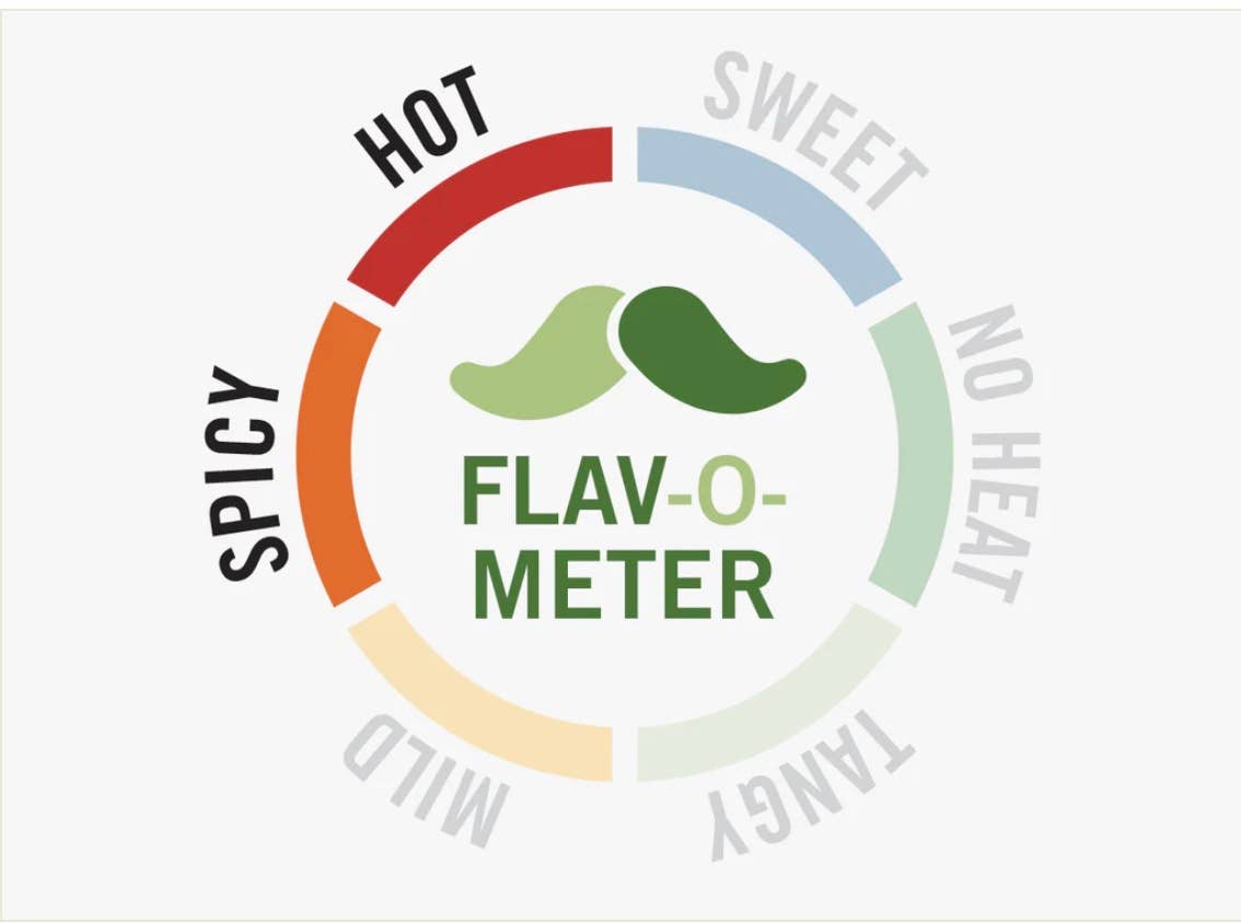 Randy's Mustache on Fire Pickle - Hot and Spicy Spear - 24oz