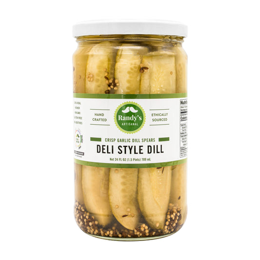 Randy's Deli Style Dill Pickle - Classic Dill Spear - 24oz