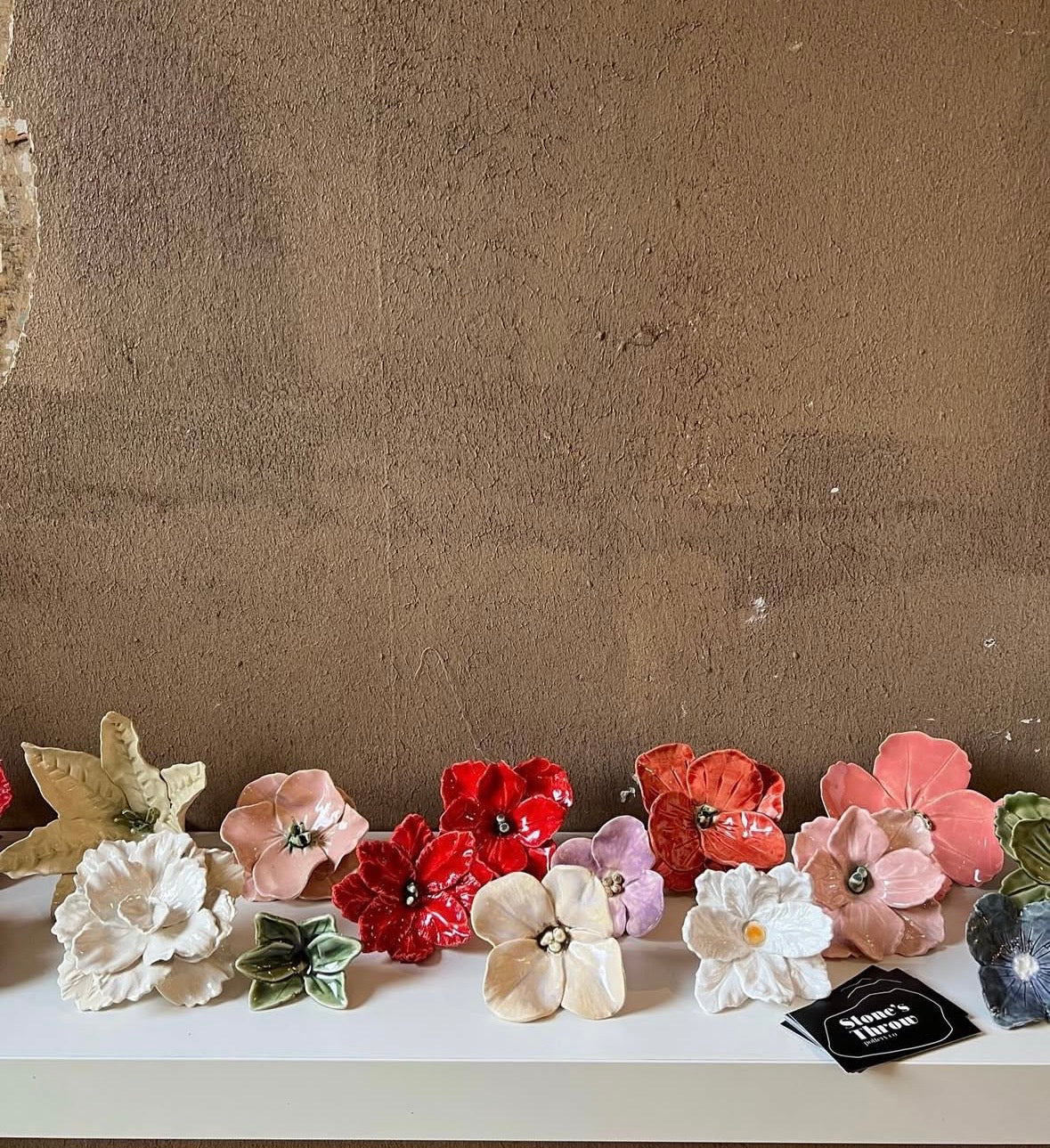 Pottery Flower Workshop with Stone's Throw 3/21 12:00-1:00+ 3/28 12:00-1:00