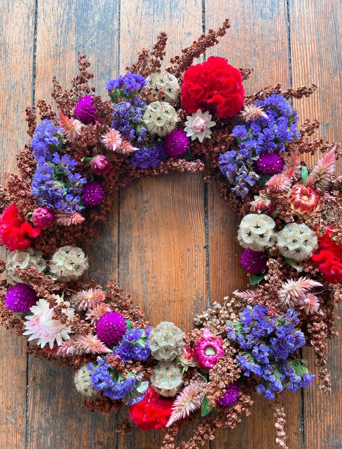 Dried Wreath Workshop at The Local! 7/21 6:30 pm
