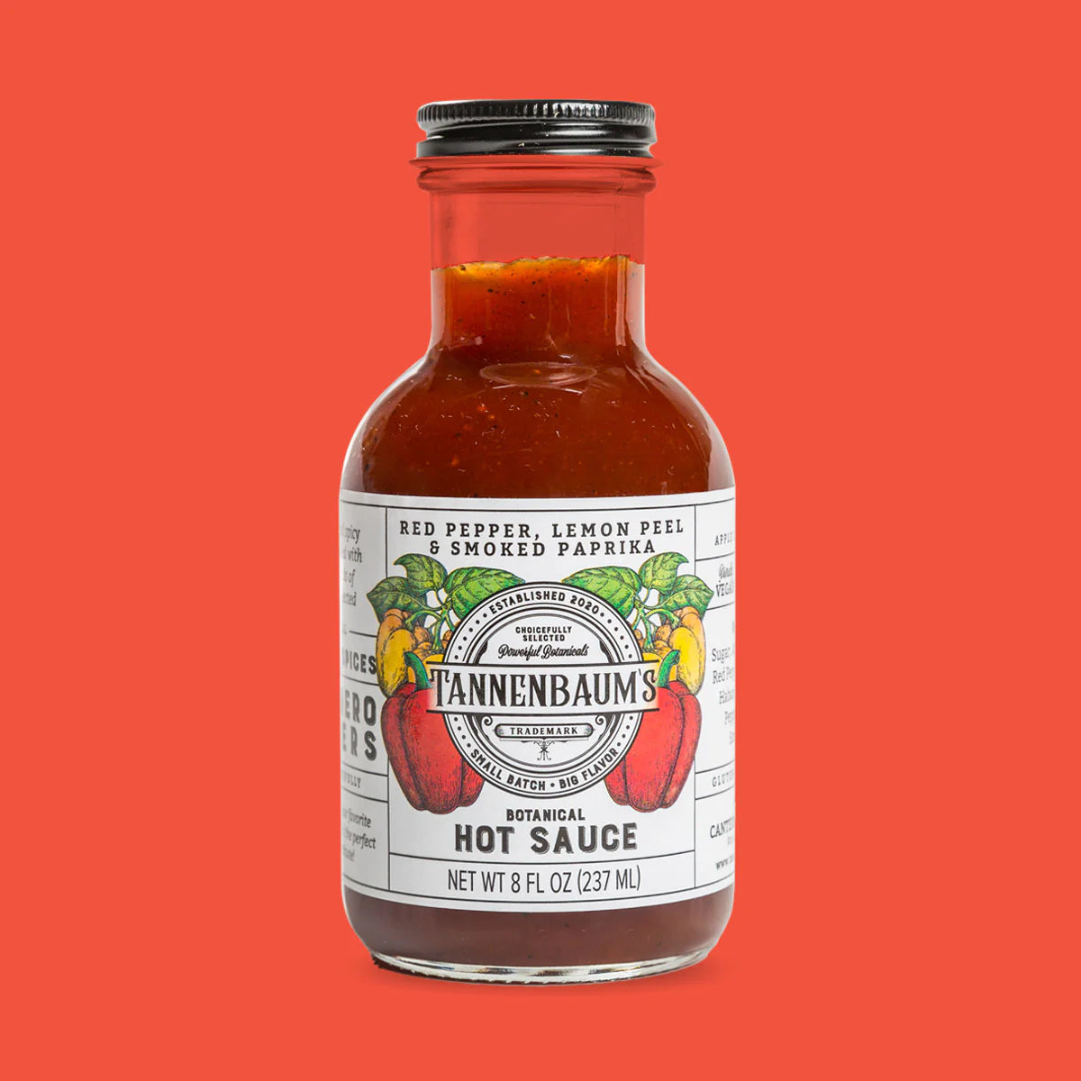 RED PEPPER, LEMON PEEL & SMOKED PAPRIKA BOTANICAL HOT SAUCE