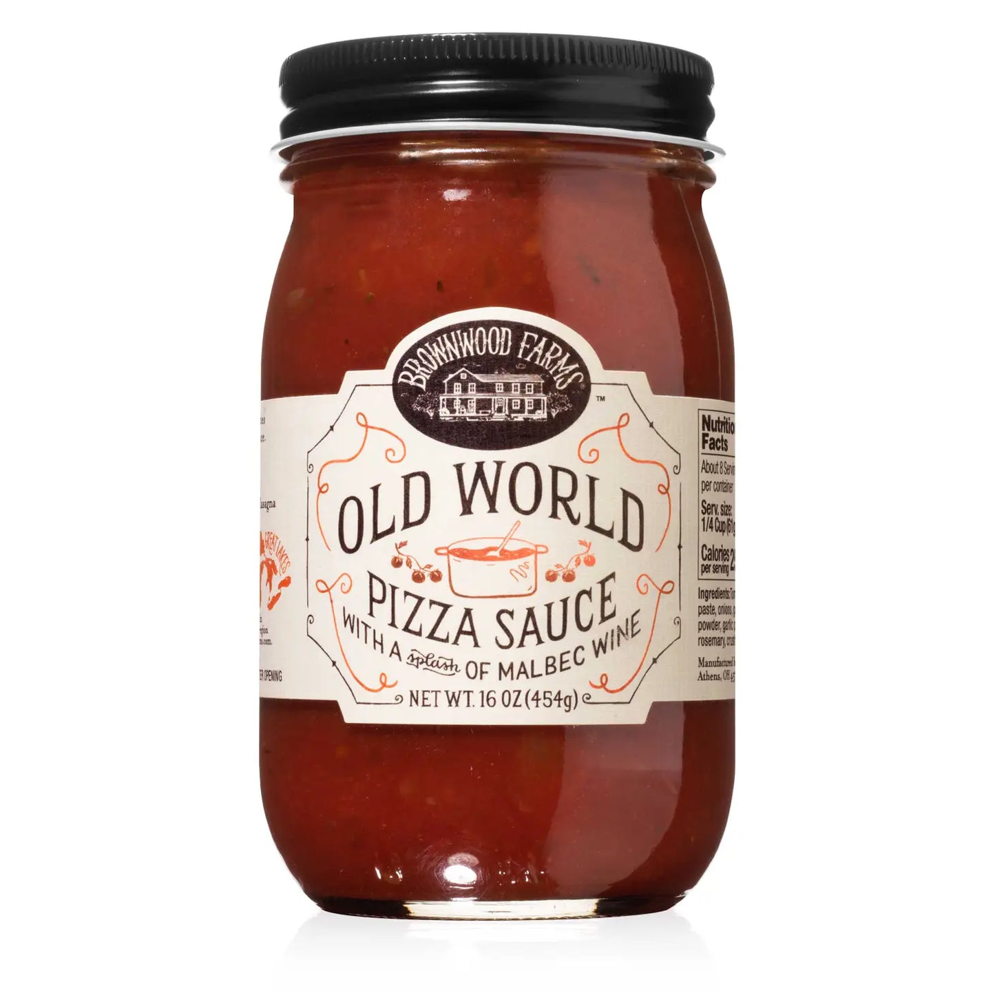 16 oz. Pasta Sauces - Old World Pizza Sauce