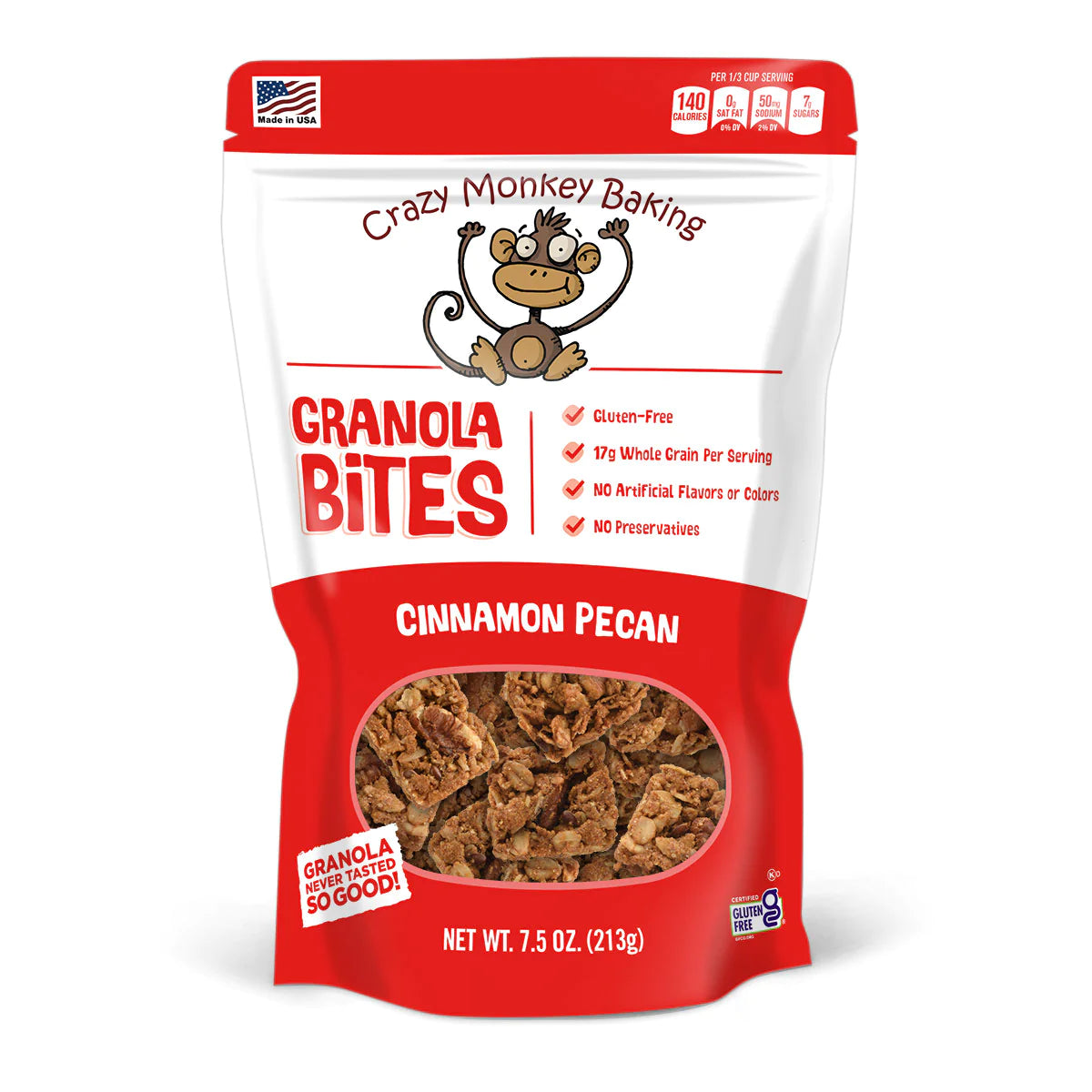 Cinnamon Pecan Granola Bites