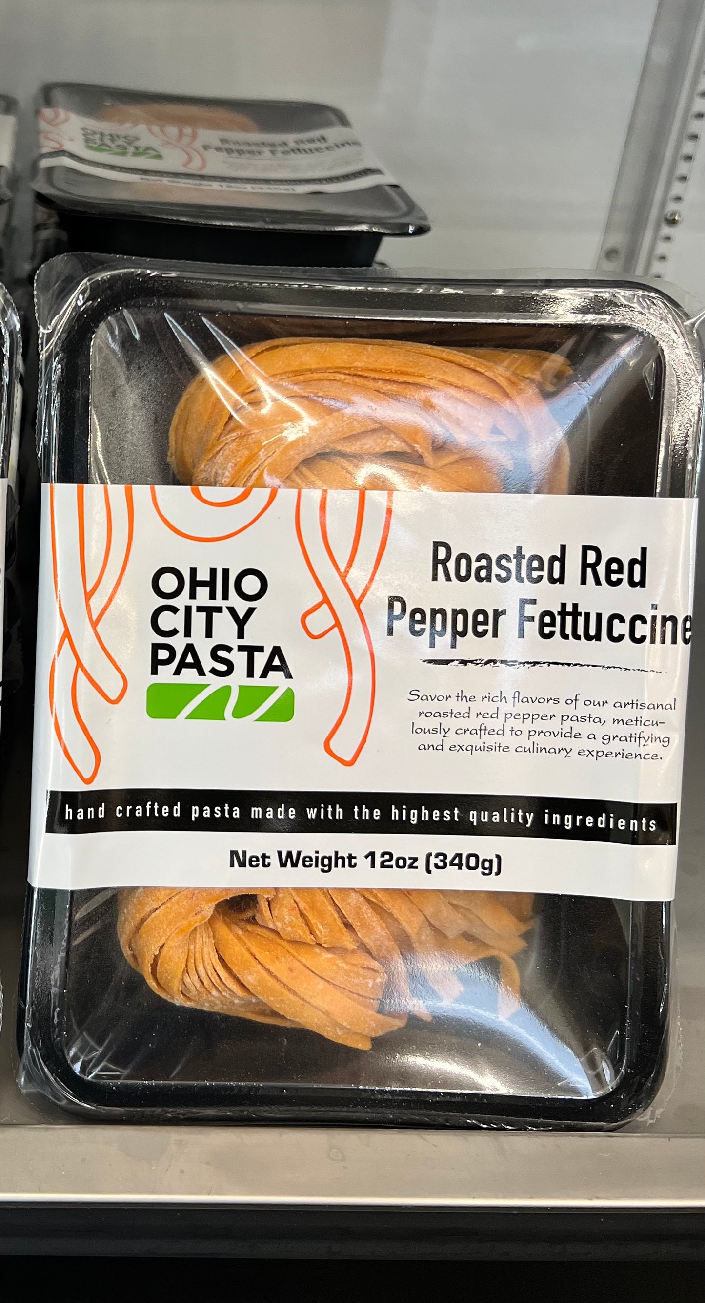 Roasted Red Pepper Fettuccini