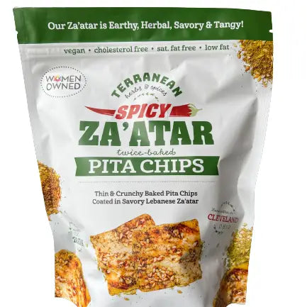 Spicy Za'atar Twice- Baked Pita Chips