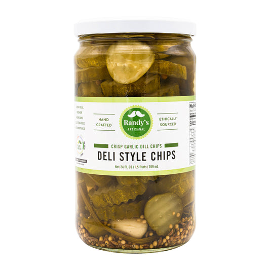 Randy's Deli Style Dill Pickle - Classic Dill Chip - 24oz